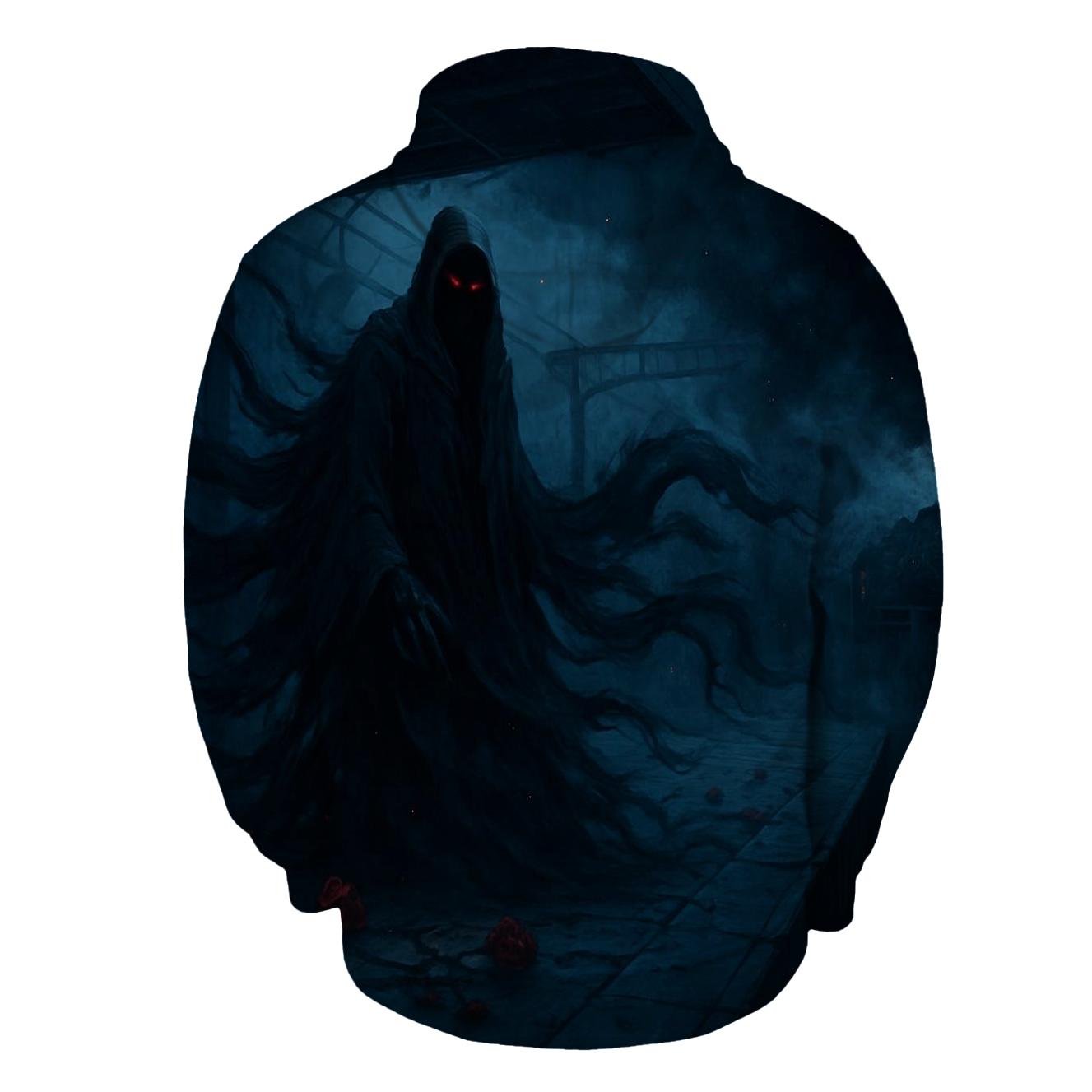 Grim Harbinger On Night Train pullover hoodies