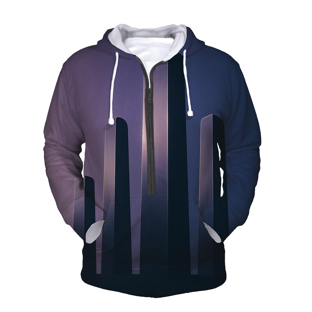 Slate Horizon Monoliths printed hoodies