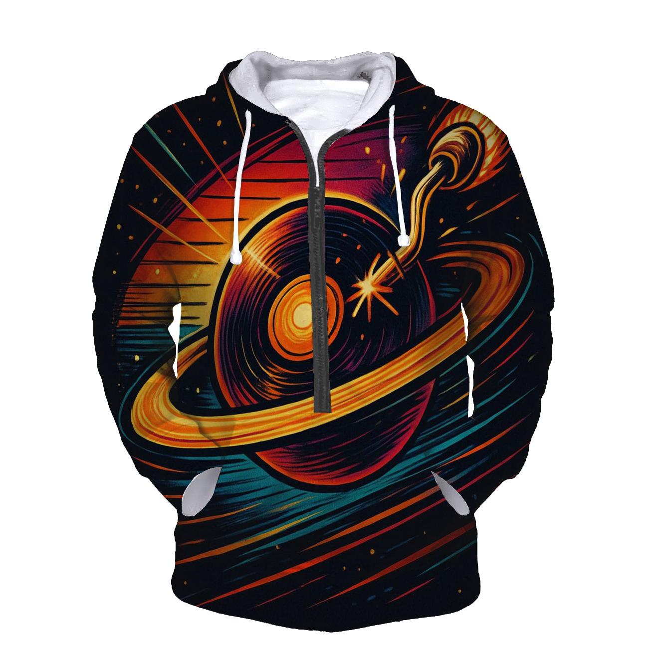 Comet Tail Vinyl embroidered hoodies