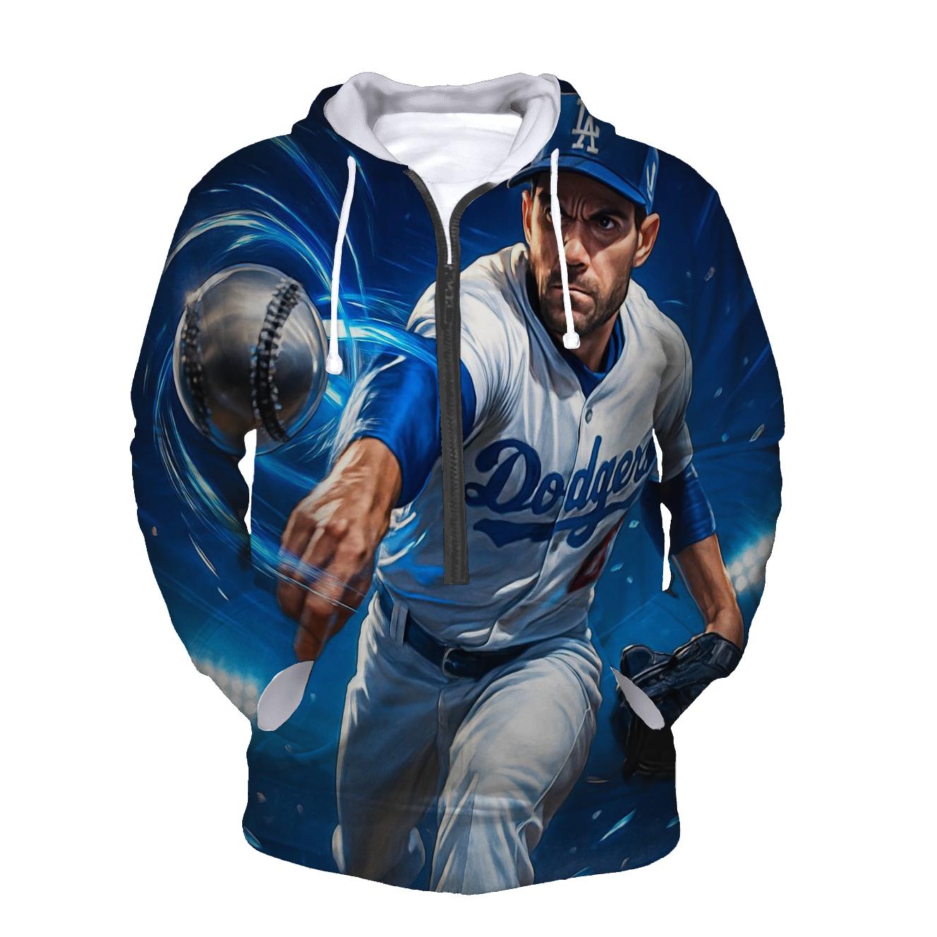 Chrome Curve zip-up hoodies