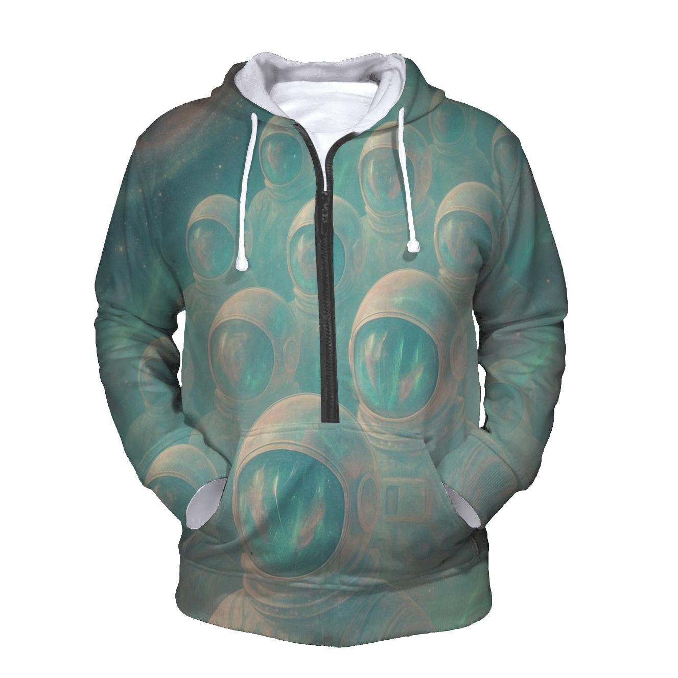 Echoes Of Andromeda embroidered hoodies