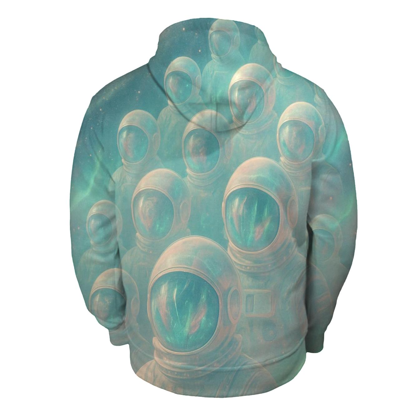 Echoes Of Andromeda embroidered hoodies