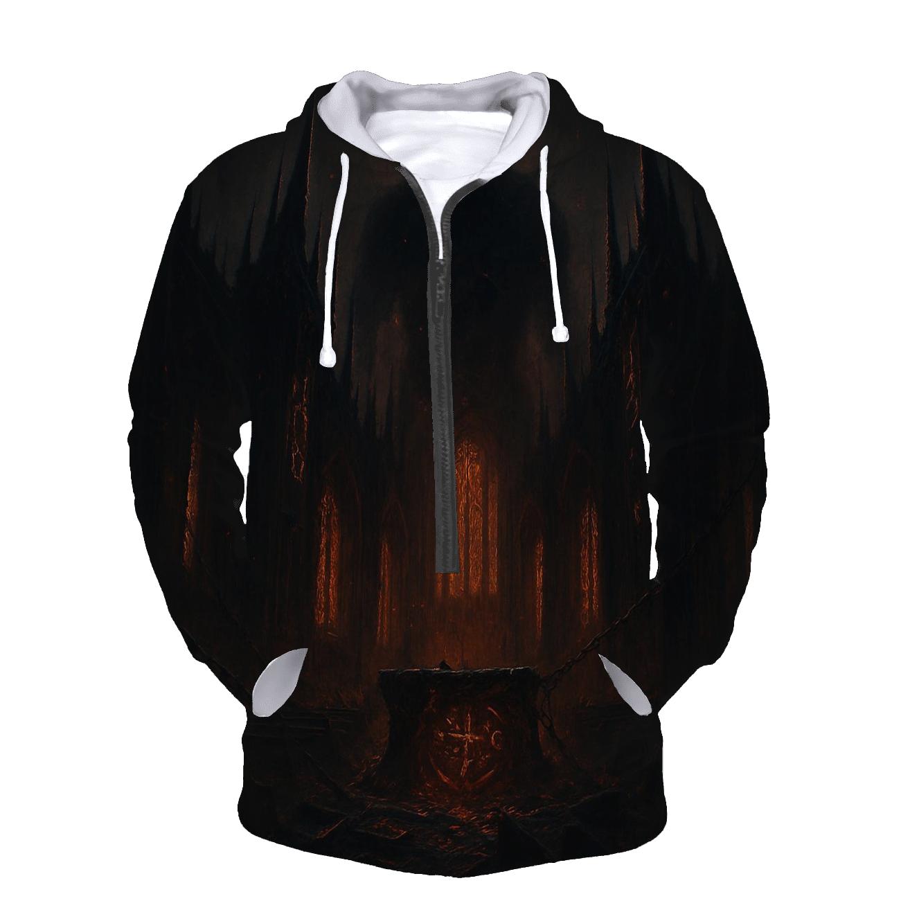 Cathedral Of Iron And Ember printed hoodies
