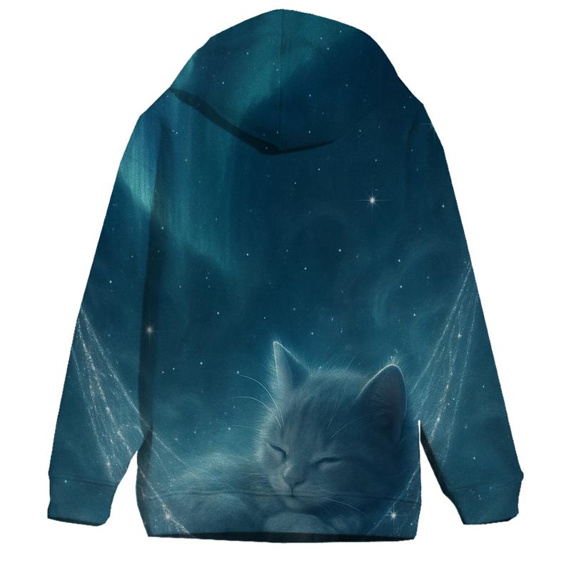 Aurora Nap Feline printed hoodies