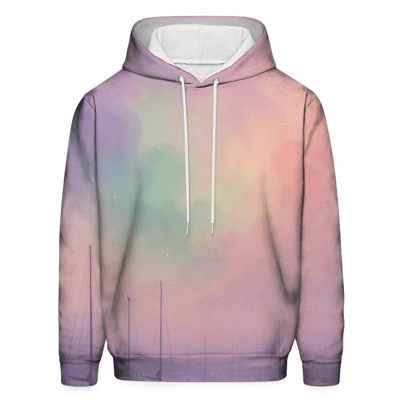 Pastel Veil Harbor custom hoodies