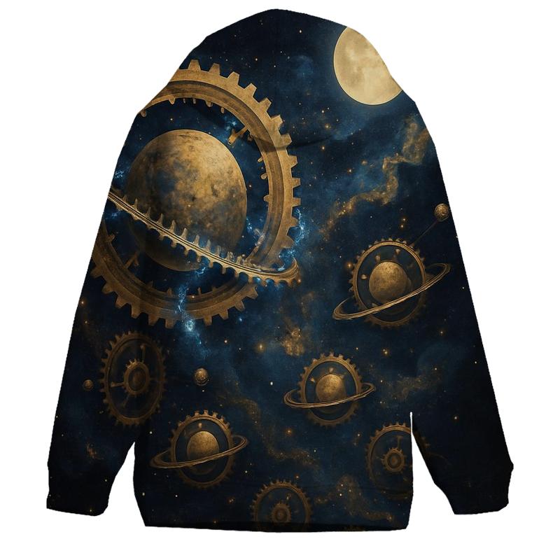 Clockwork Nebula embroidered hoodies