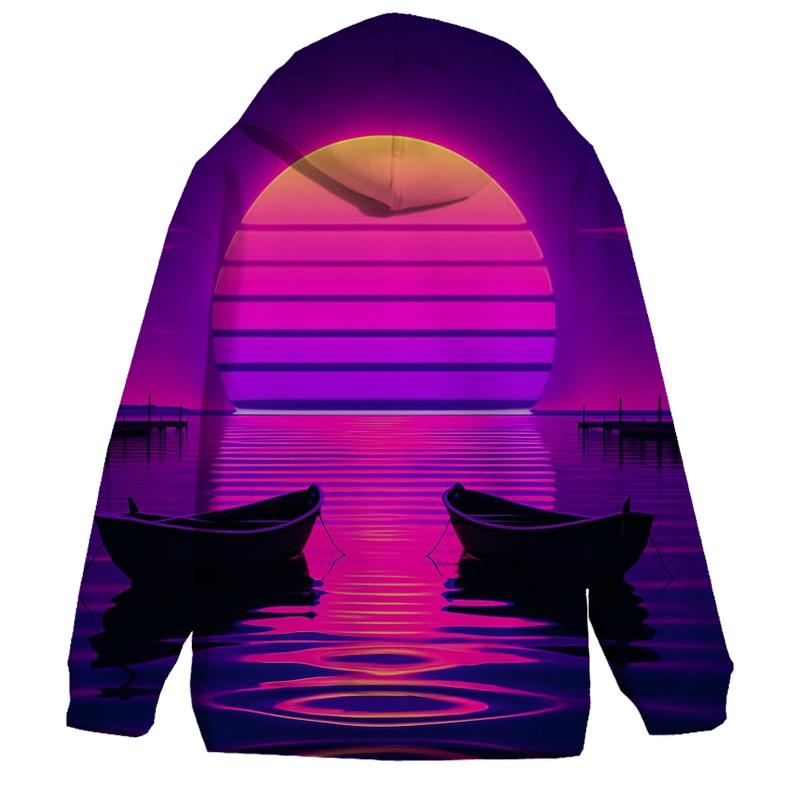 Neon Sail Reflection hoodie designs