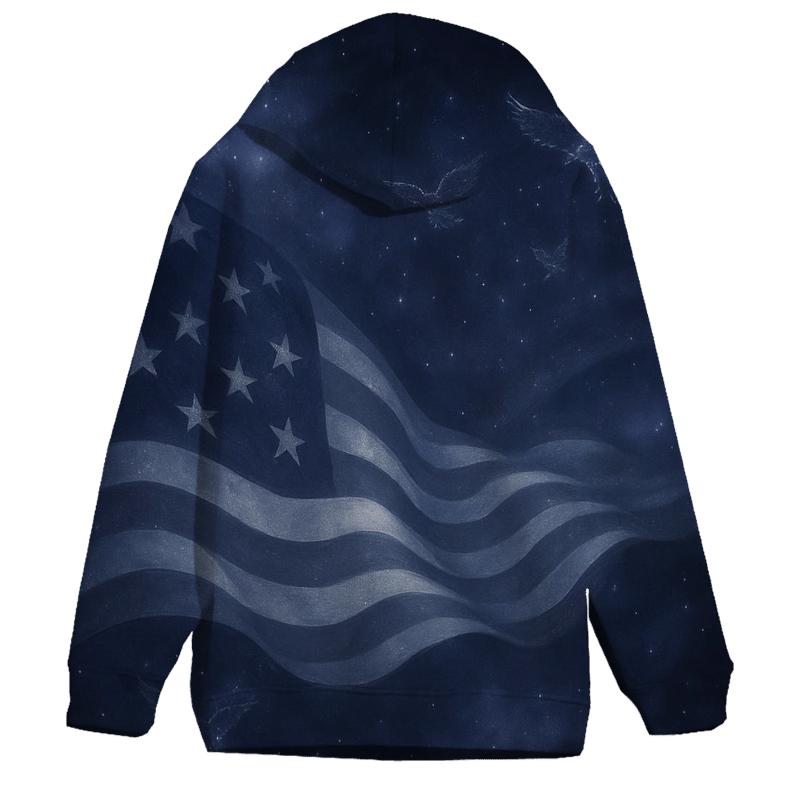 Constellation Banner Flight zip-up hoodies