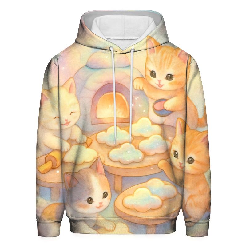 Cloud Bakery Kittens embroidered hoodies