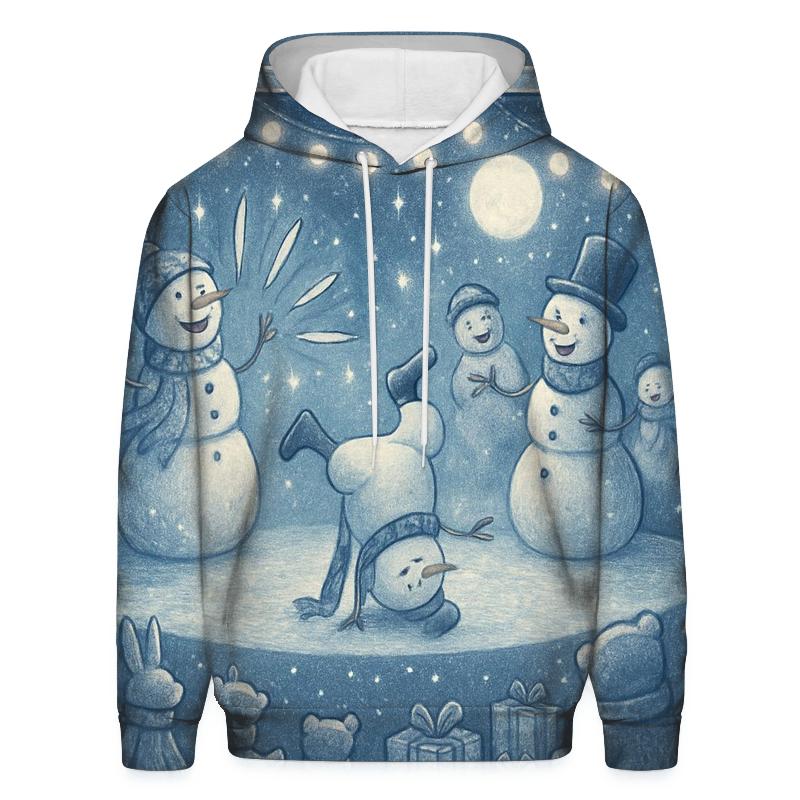 Snowman Talent Show lightweight hoodies