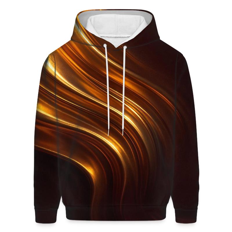 Gilded Twilight Cascade heavyweight hoodies