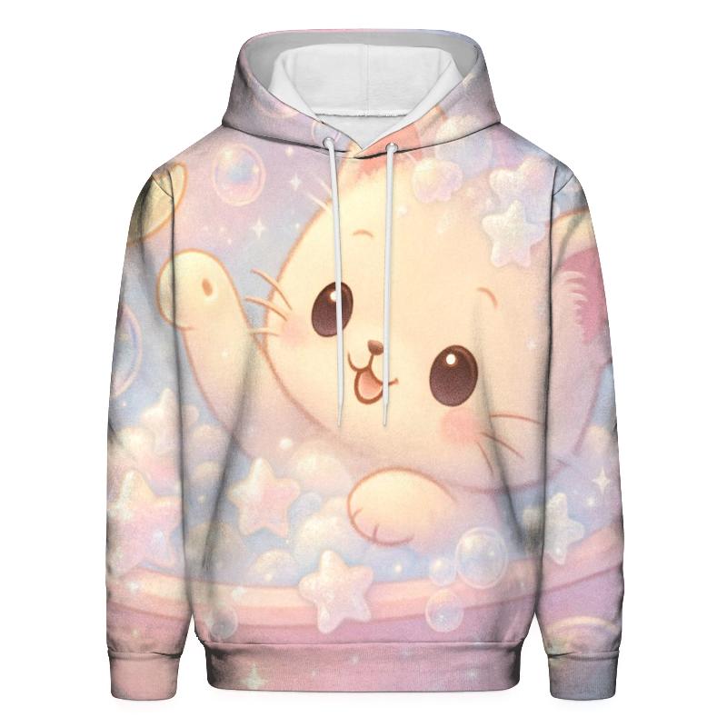 Bubble Bath Star Kitten designer hoodies