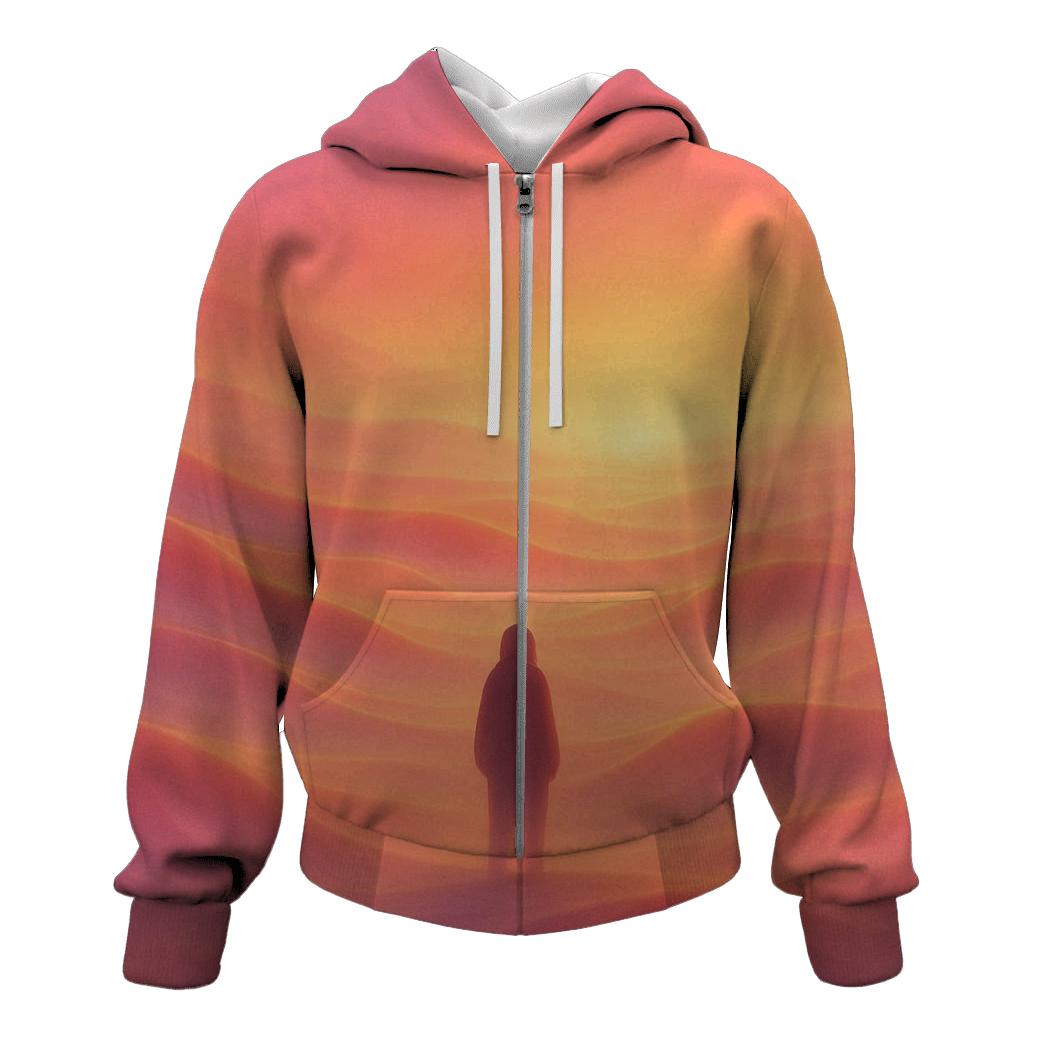 Silken Dunes printed hoodies