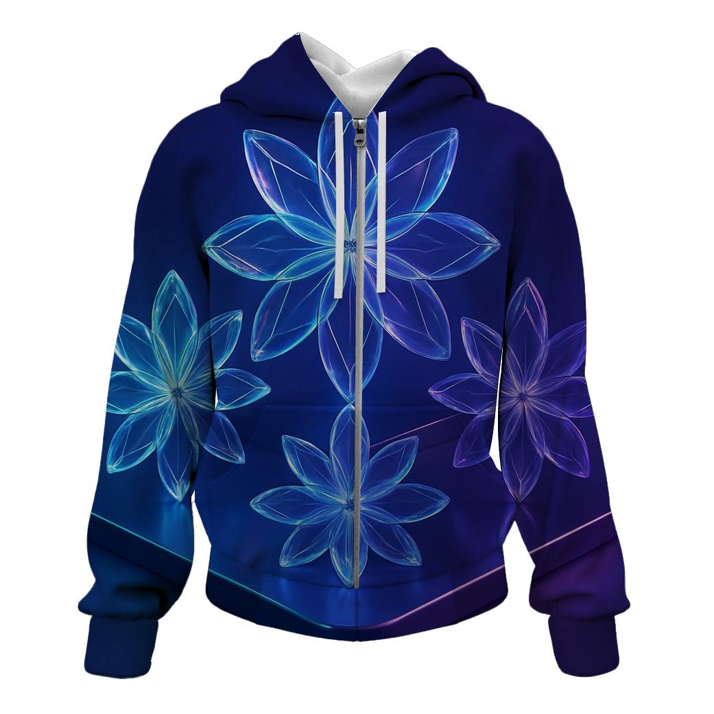 Chromatic Glass Garden lightweight hoodies