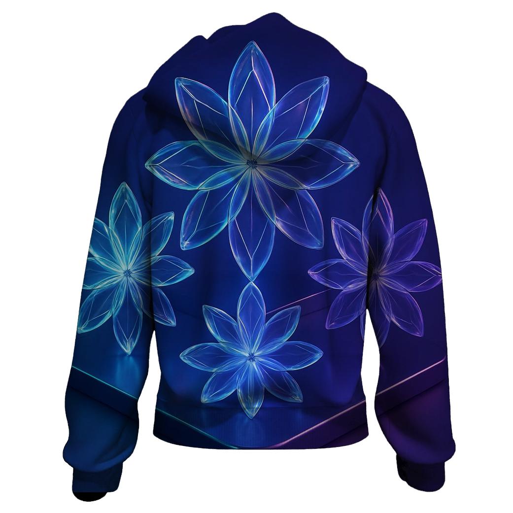 Chromatic Glass Garden lightweight hoodies