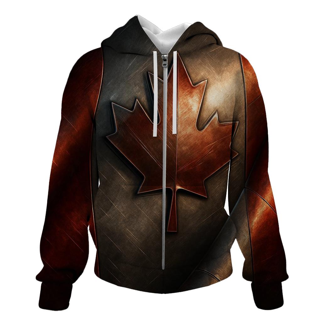 CanadaMapleMetal zip-up hoodies