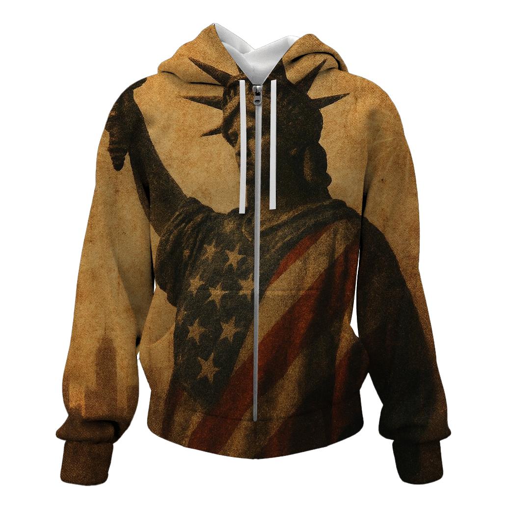 Vintage Liberty Wave hoodie styles