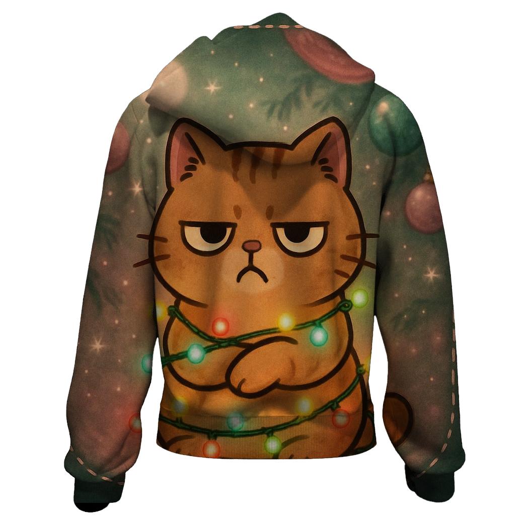 Grumpy Cat Tangled Lights hoodie designs