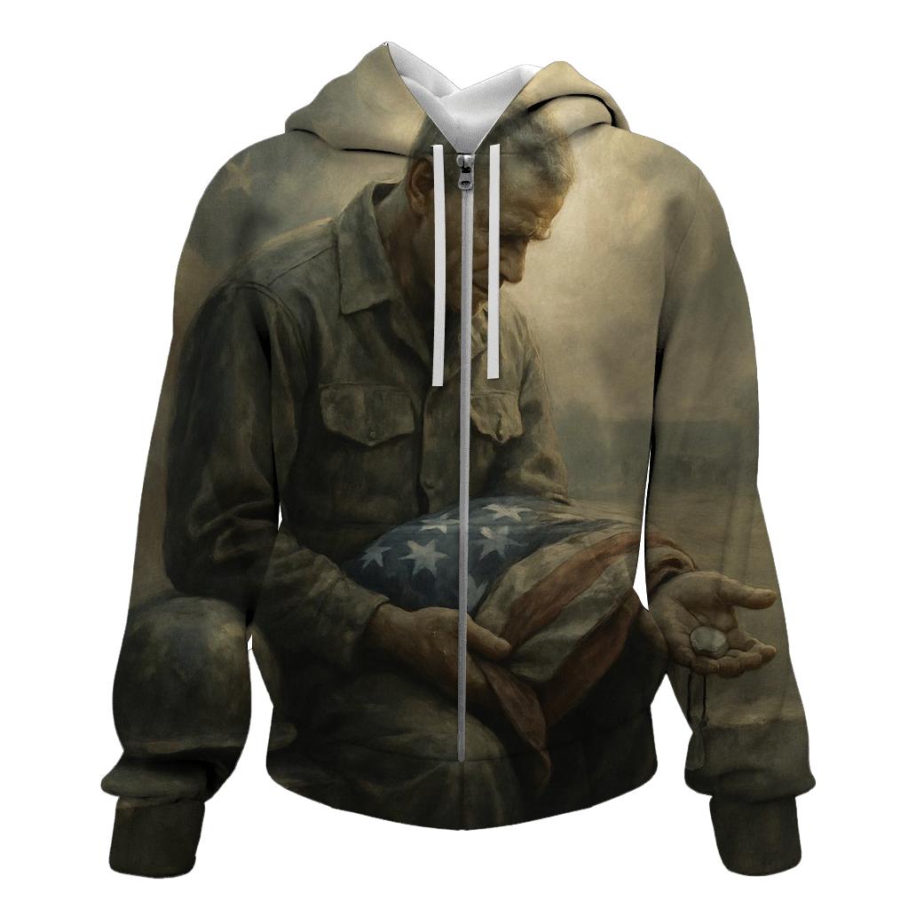 Last Watch Reflection embroidered hoodies