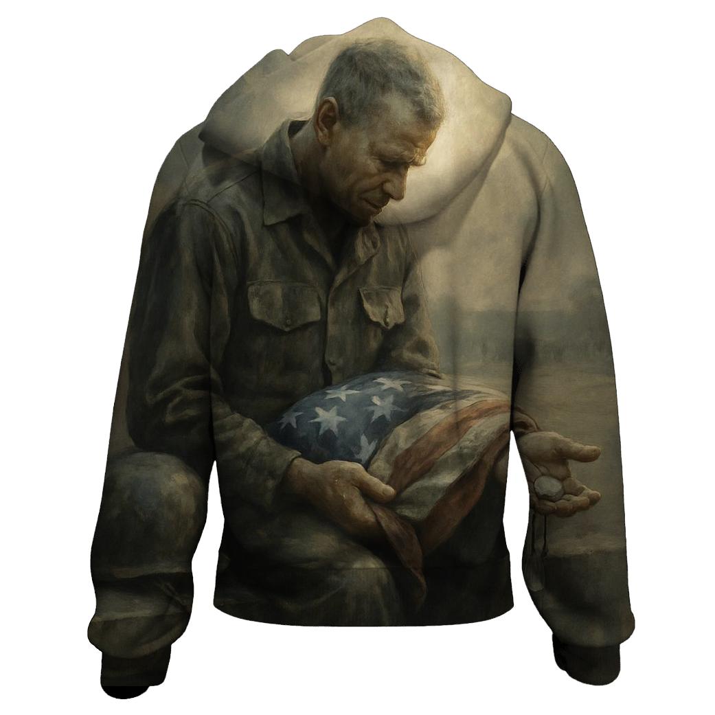 Last Watch Reflection embroidered hoodies