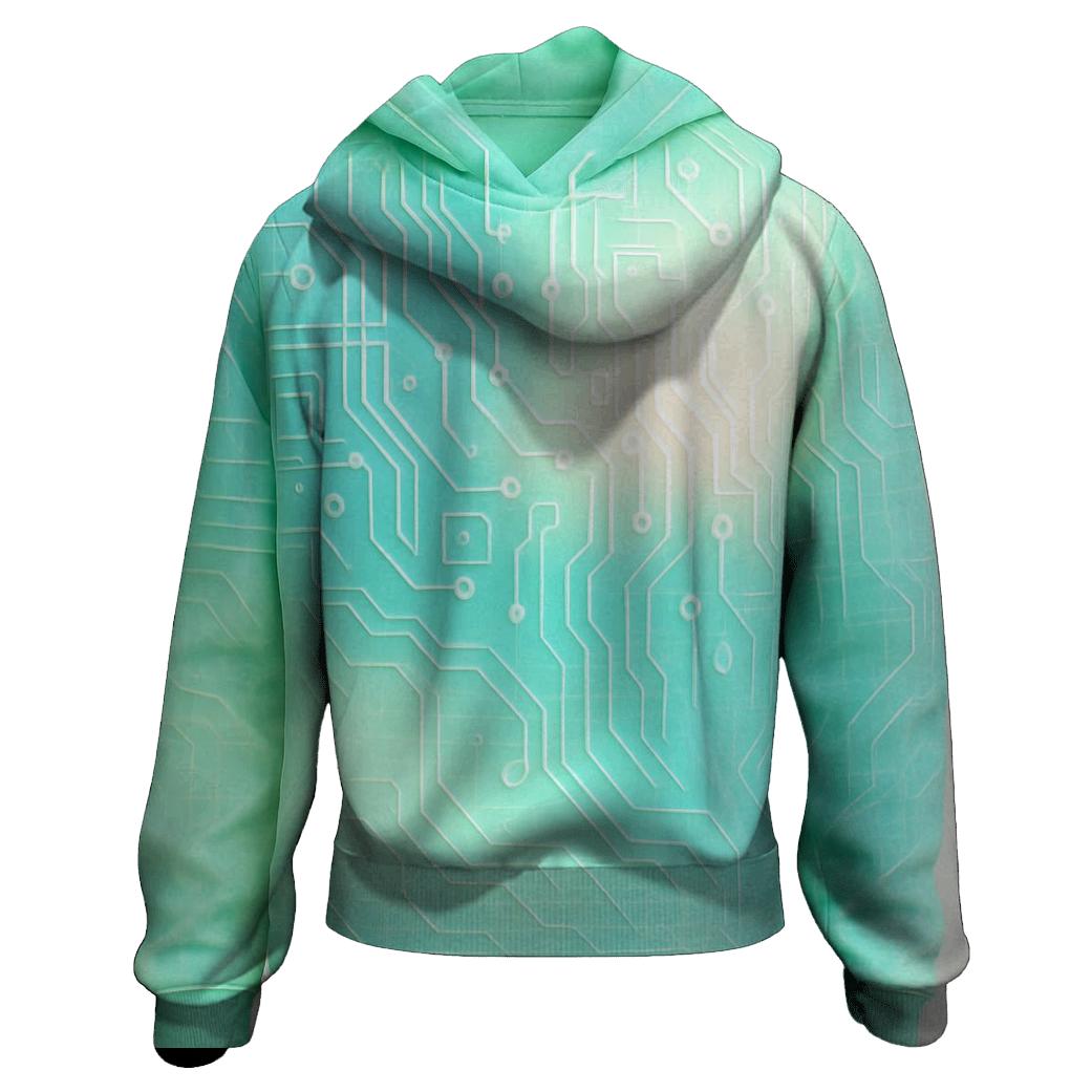 Mint Mirage Circuit heavyweight hoodies