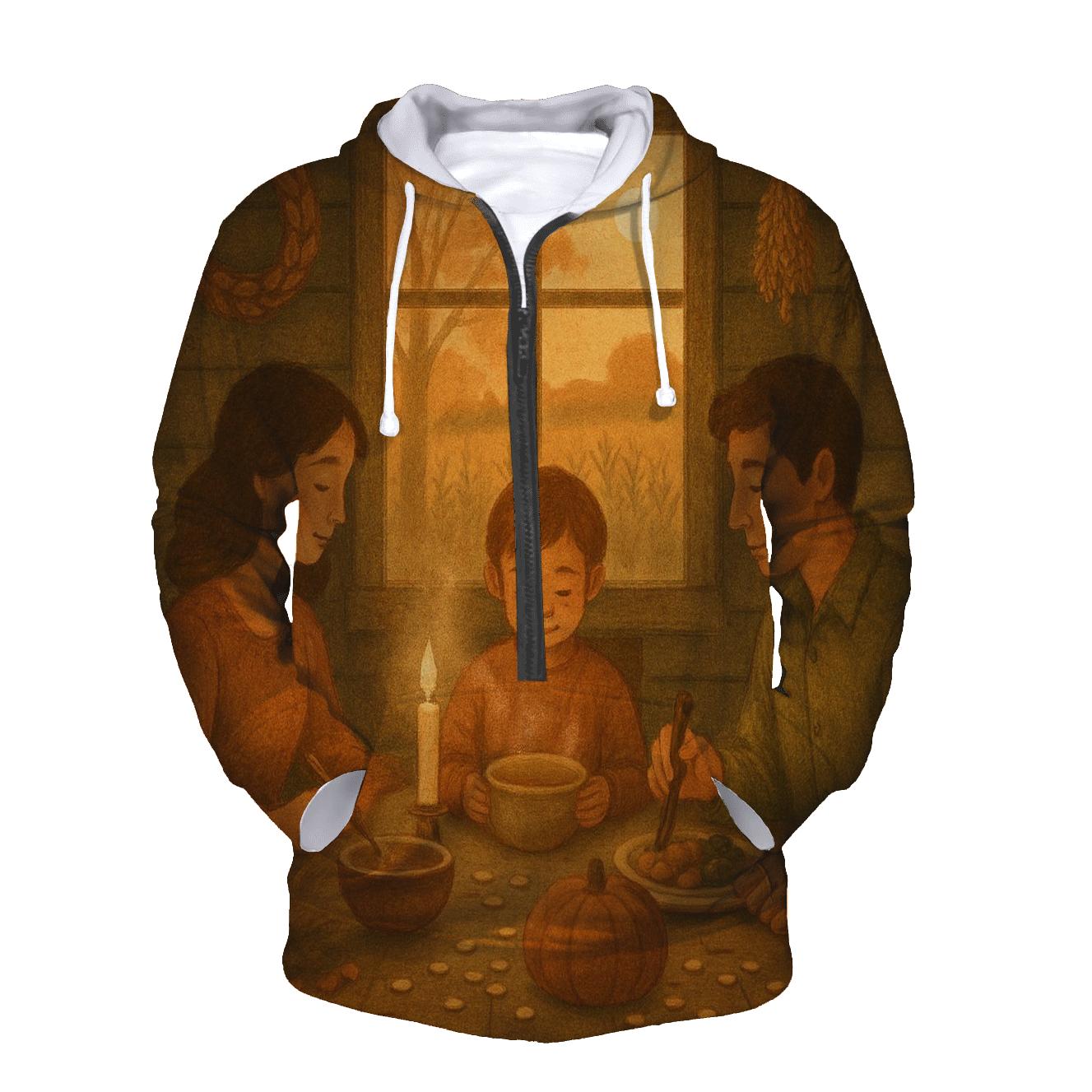 Quiet Cabin Supper pullover hoodies