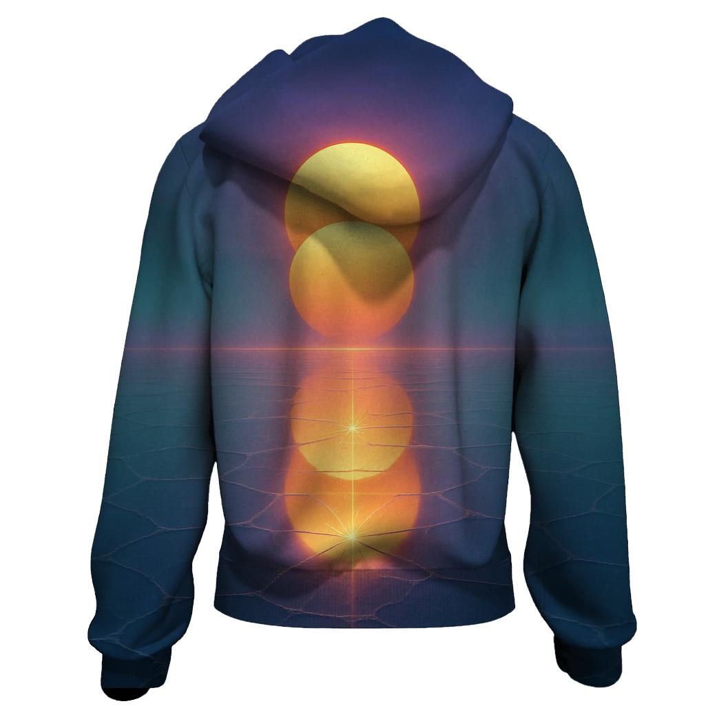 Twin Suns Over Glassplain lightweight hoodies