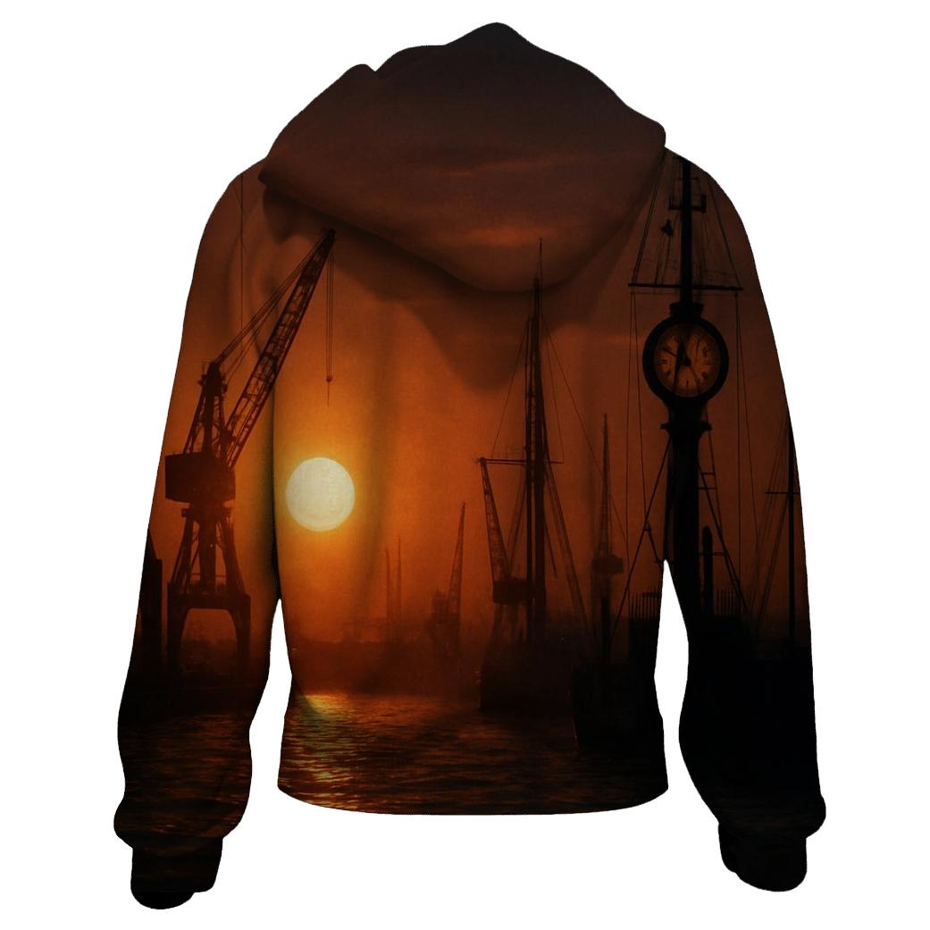 Ember Harbor Clockwork designer hoodies