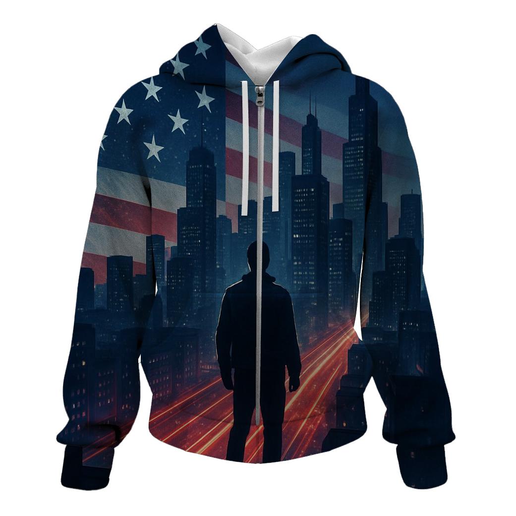 Skyline Stripes Metropolis hoodie designs