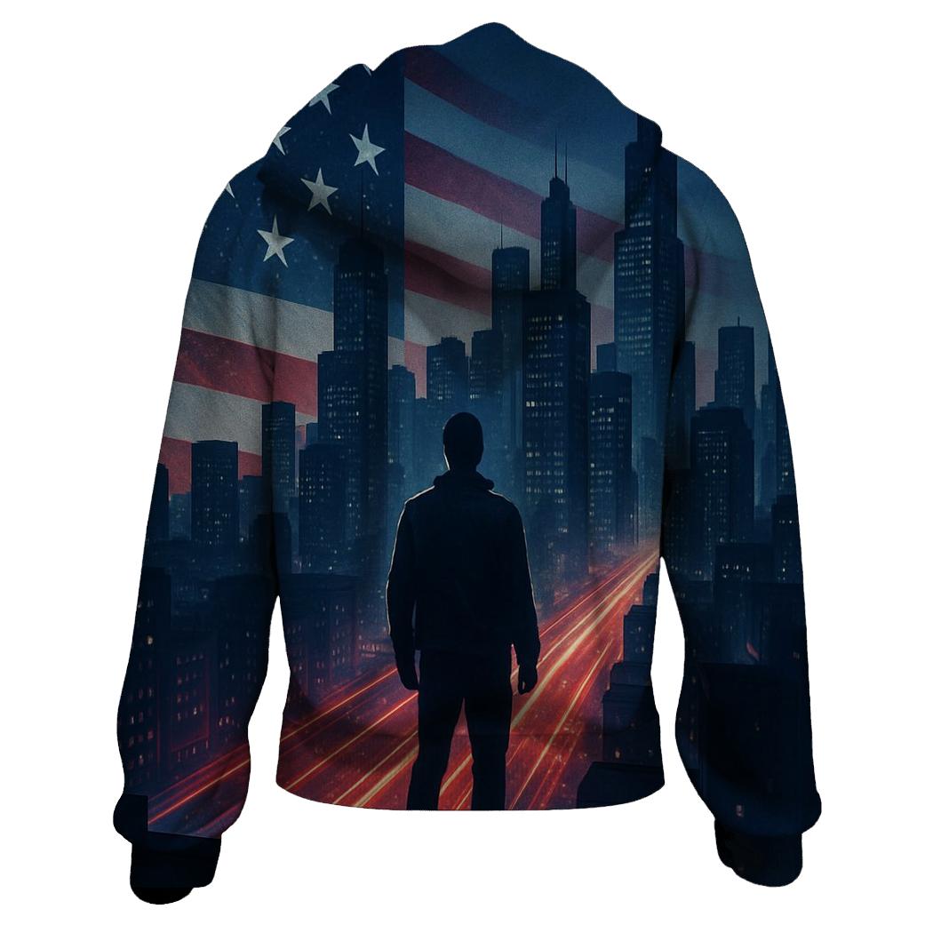 Skyline Stripes Metropolis hoodie designs