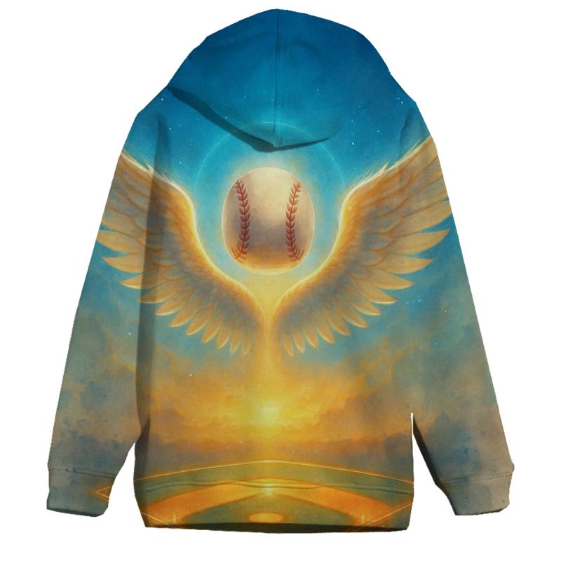 Sky Blue Winged Diamond hoodie styles