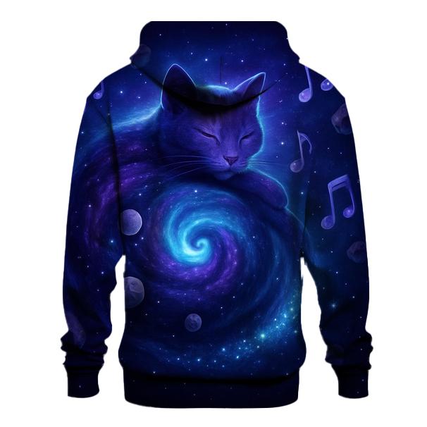 Cosmic Nebula Kitty lightweight hoodies