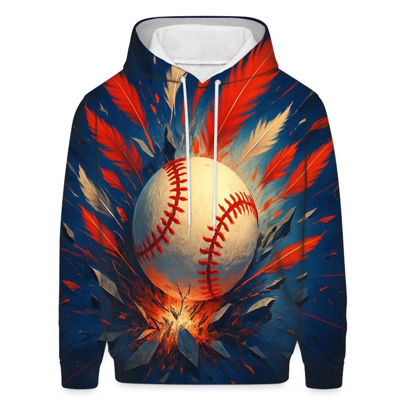 Feather Storm With Blue Jays designer hoodies