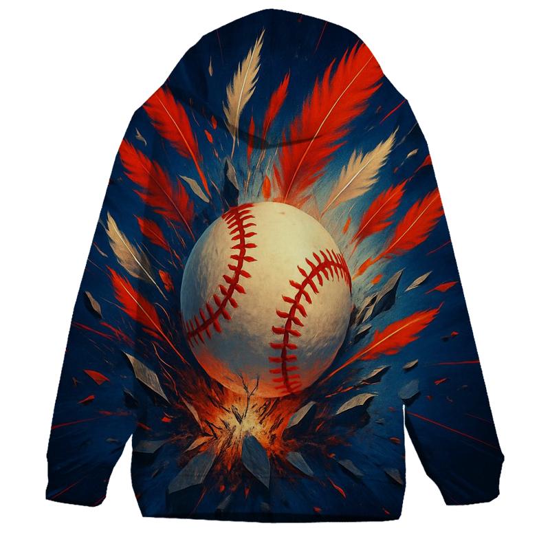 Feather Storm With Blue Jays designer hoodies