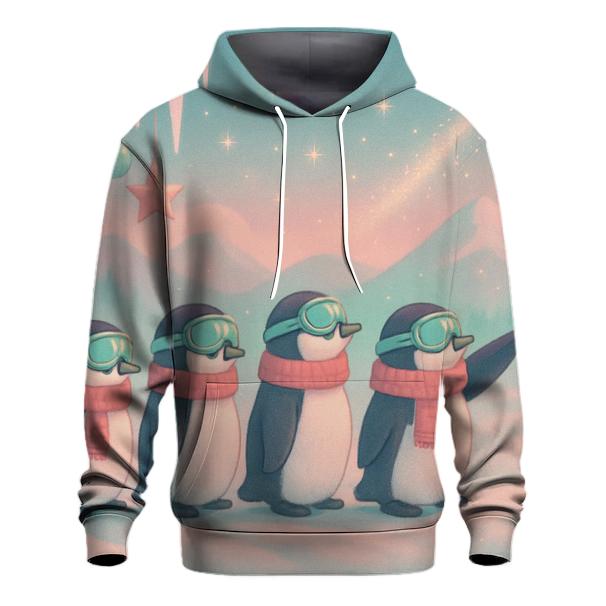 Penguin Ski Patrol designer hoodies