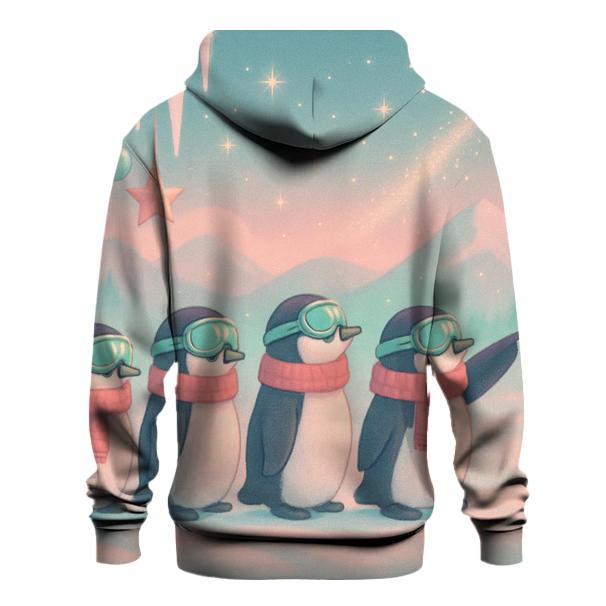 Penguin Ski Patrol designer hoodies