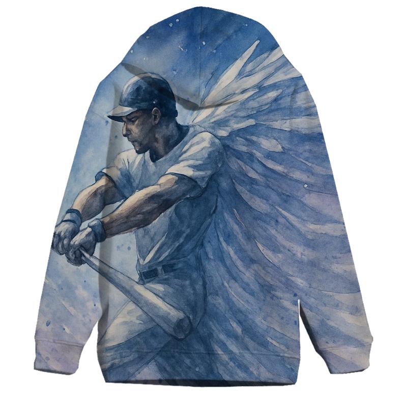 Blue Jays Feathered Batter Mid Swing premium hoodies