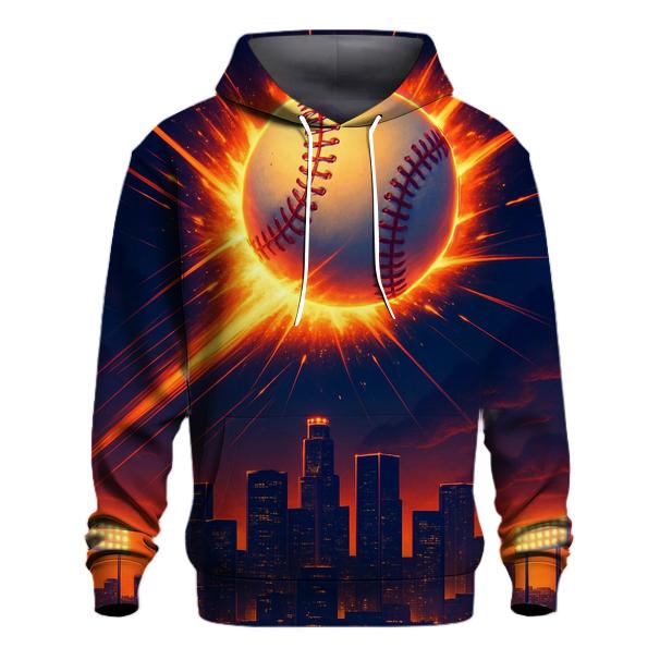 Skyline Fastball Burst graphic hoodies