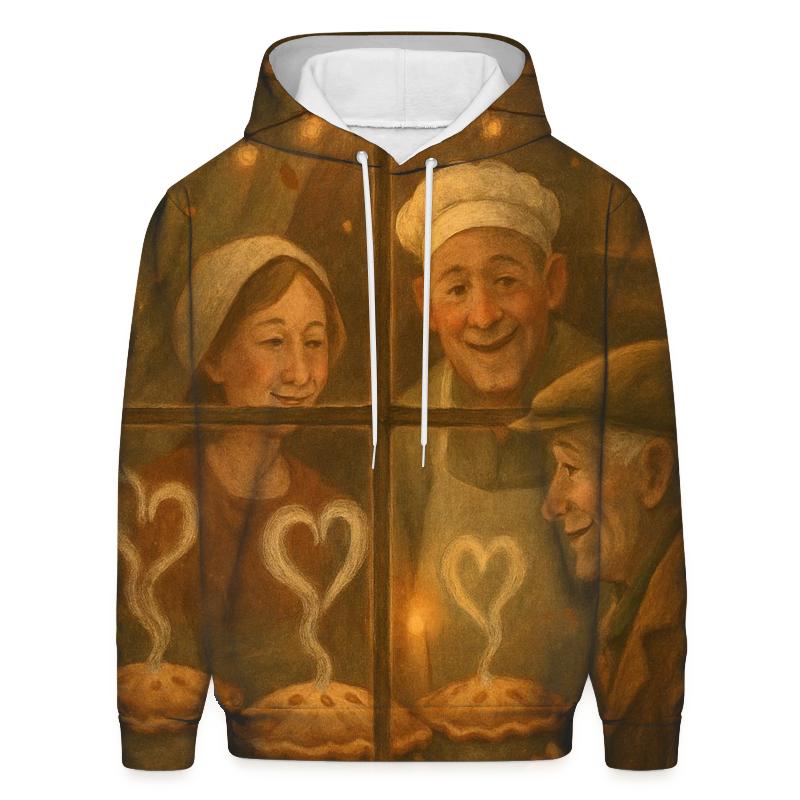 Pie Shop Window Glow premium hoodies