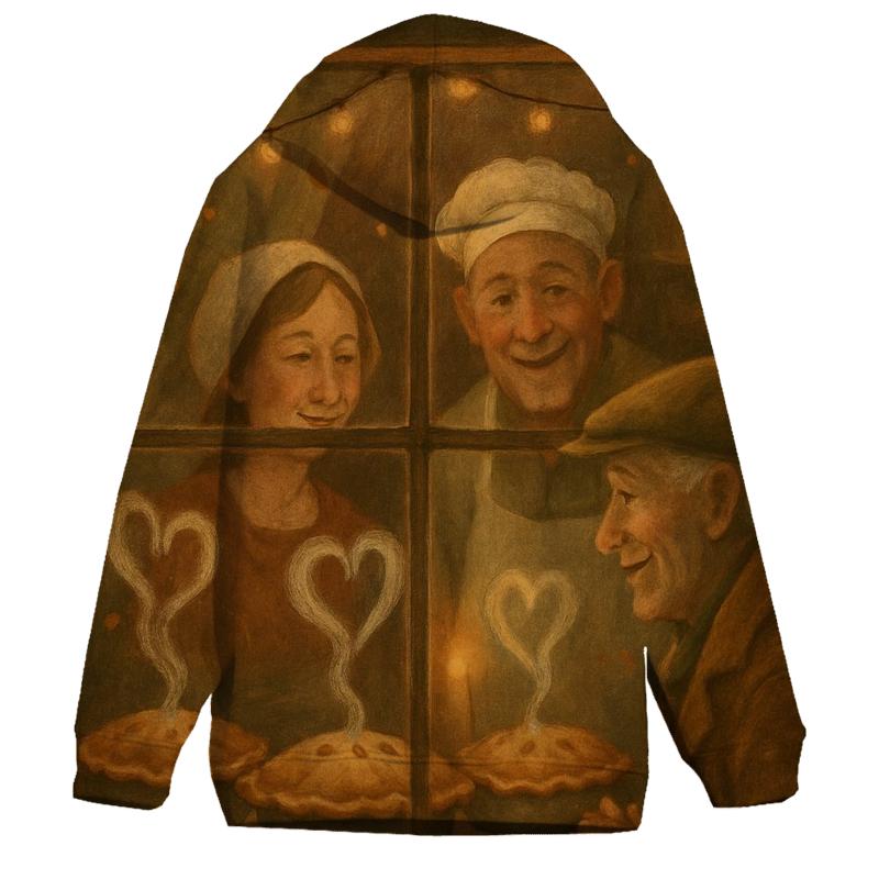 Pie Shop Window Glow premium hoodies