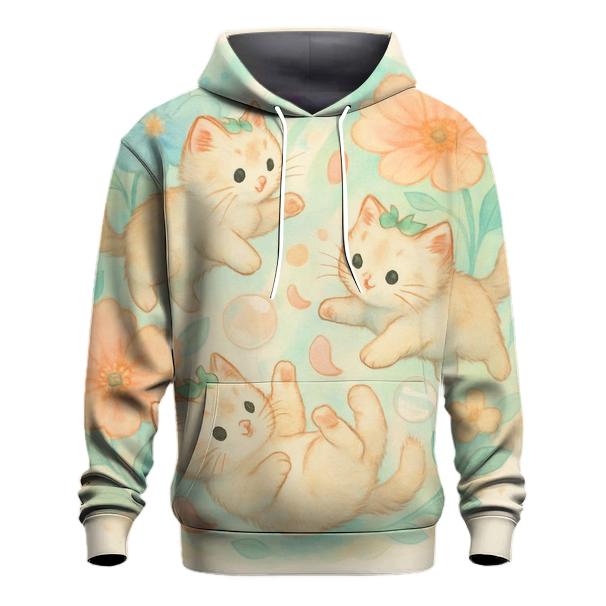 Botanical Dream Kittens hoodies fashion