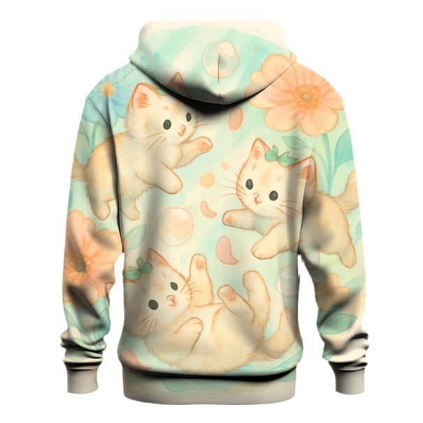 Botanical Dream Kittens hoodies fashion