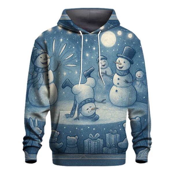 Snowman Talent Show embroidered hoodies