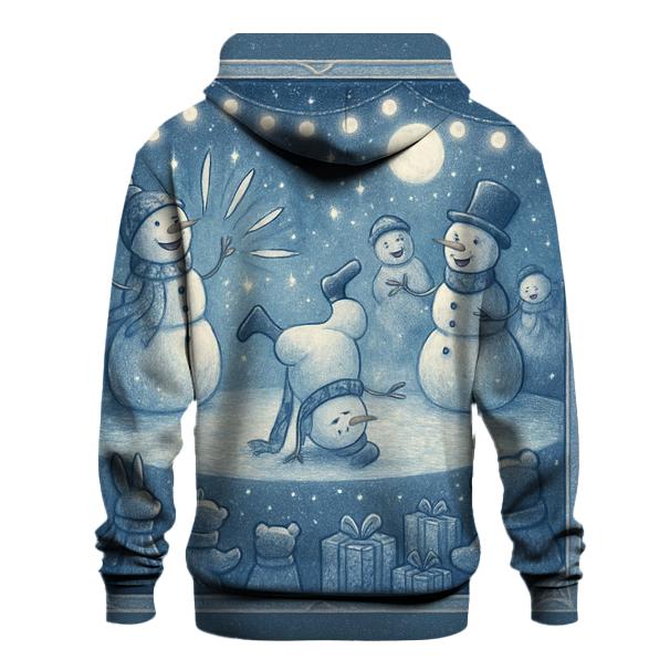 Snowman Talent Show embroidered hoodies