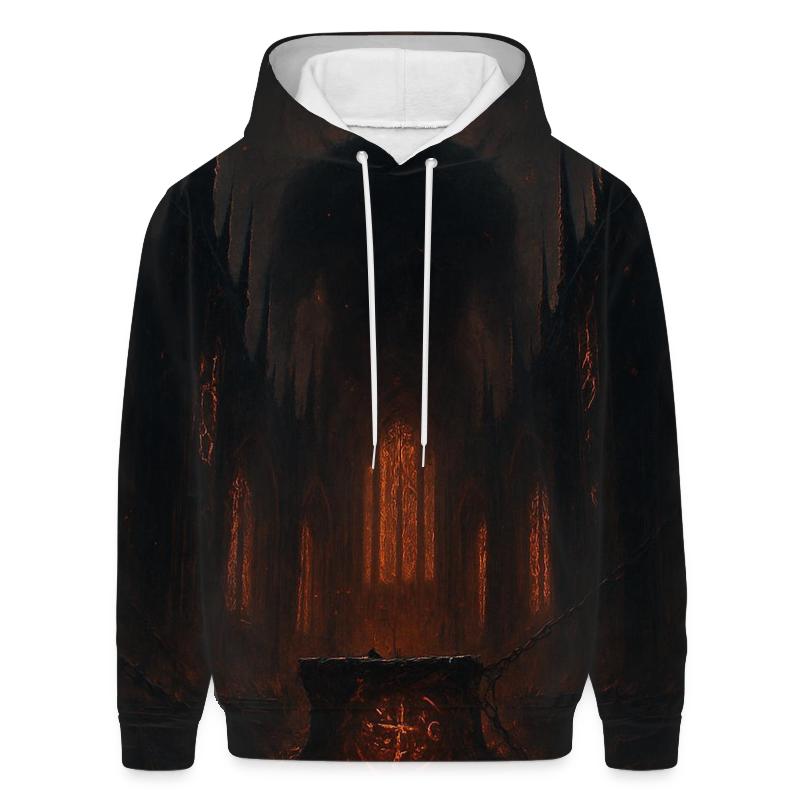 Cathedral Of Iron And Ember printed hoodies