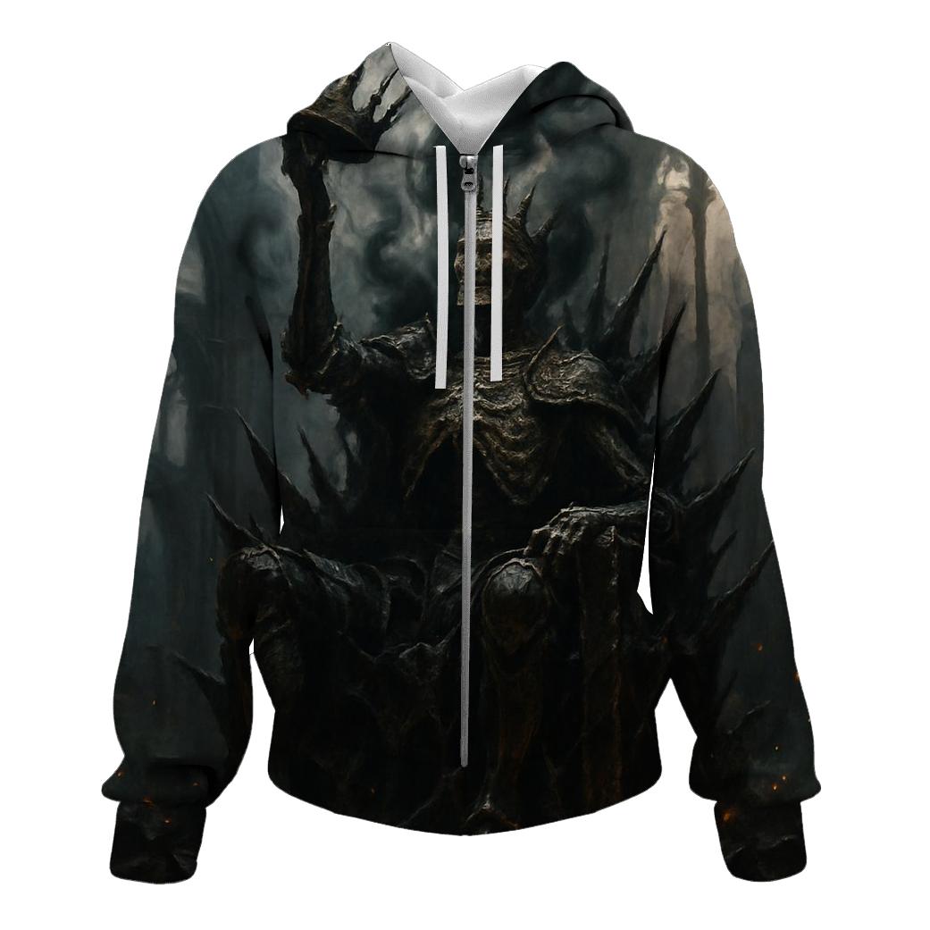Ashen Throne Of The Skeleton King heavyweight hoodies