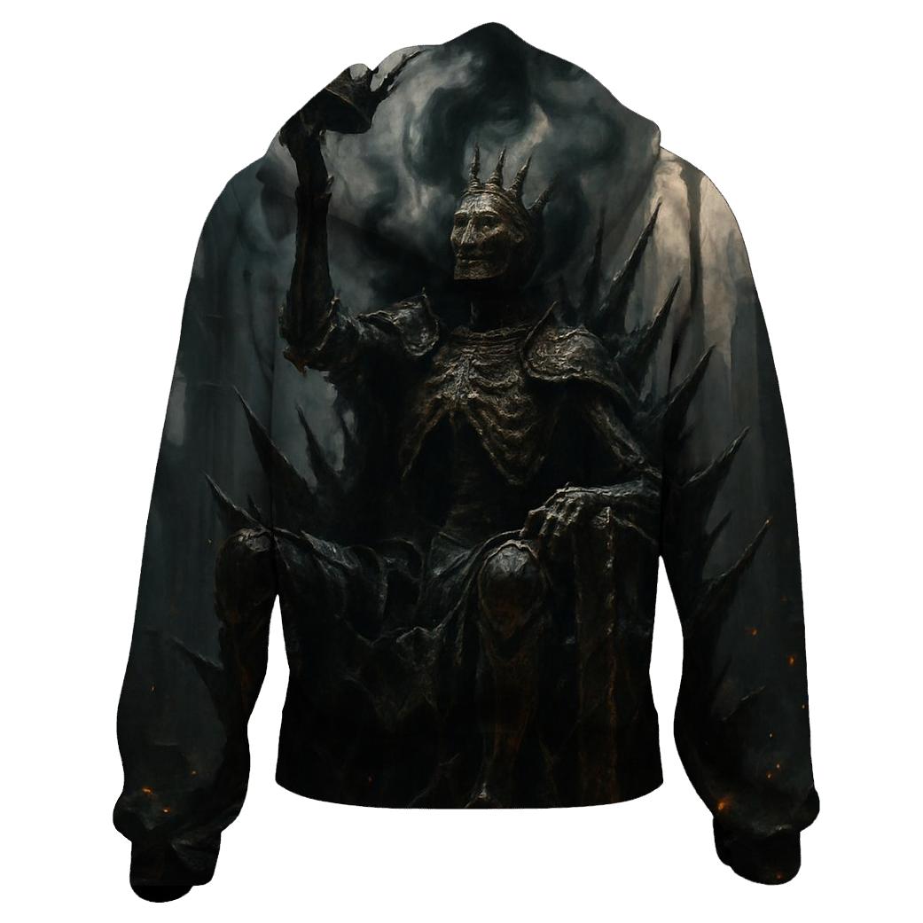 Ashen Throne Of The Skeleton King heavyweight hoodies