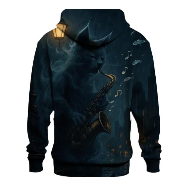 Phantom Alley Jazz Cat pullover hoodies