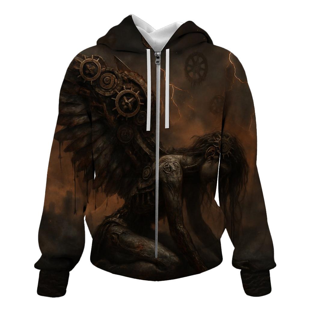 Fallen Angel Of Ash And Iron lightweight hoodies