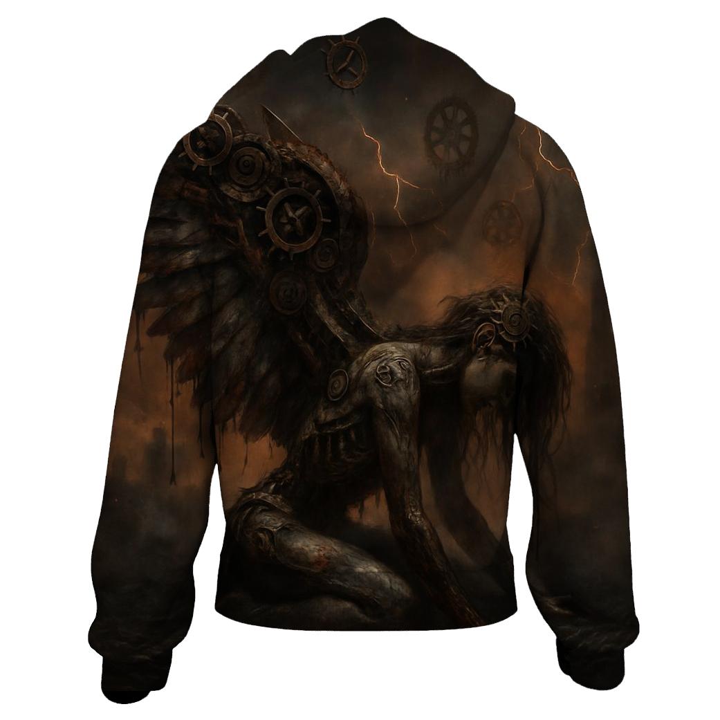 Fallen Angel Of Ash And Iron lightweight hoodies